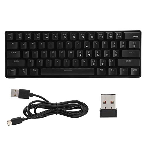Sxhlseller Tragbare USB-Kabel-Tastatur Dual-Mode-RGB-Gaming Mechanisches Mobiltelefon TV Laptop-Laptop-Tastatur YK600 2.4G Empfänger für Büro, Zuhause von Sxhlseller
