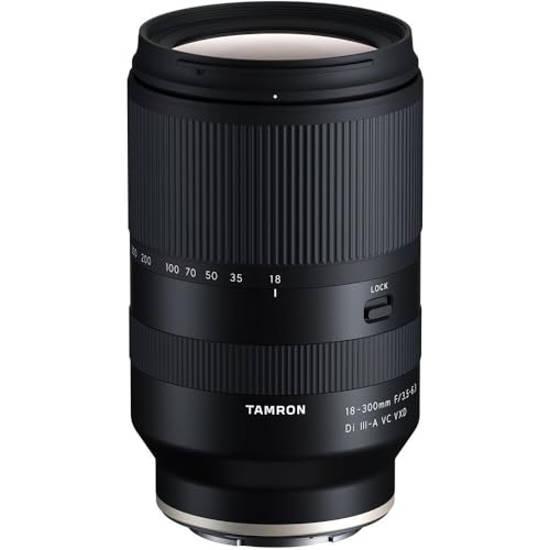 TAMRON B061S 18-300mm F/3.5-6.3 Di III-A VC VXD, Objektiv für Sony E-Mount (APS-C), schwarz von TAMRON