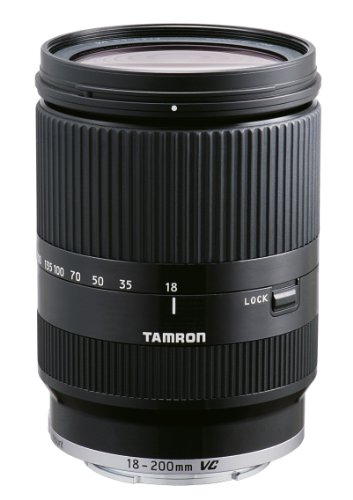 Tamron 18-200mm F/3.5-6.3 Di III VC Nex Objektiv für Sony NEX-Serie schwarz von TAMRON