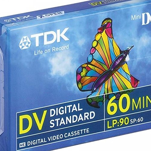 TDK DVM-60 miniDV Videokassette für Camcorder (60 Minuten Laufzeit) 1 Stück von TDK