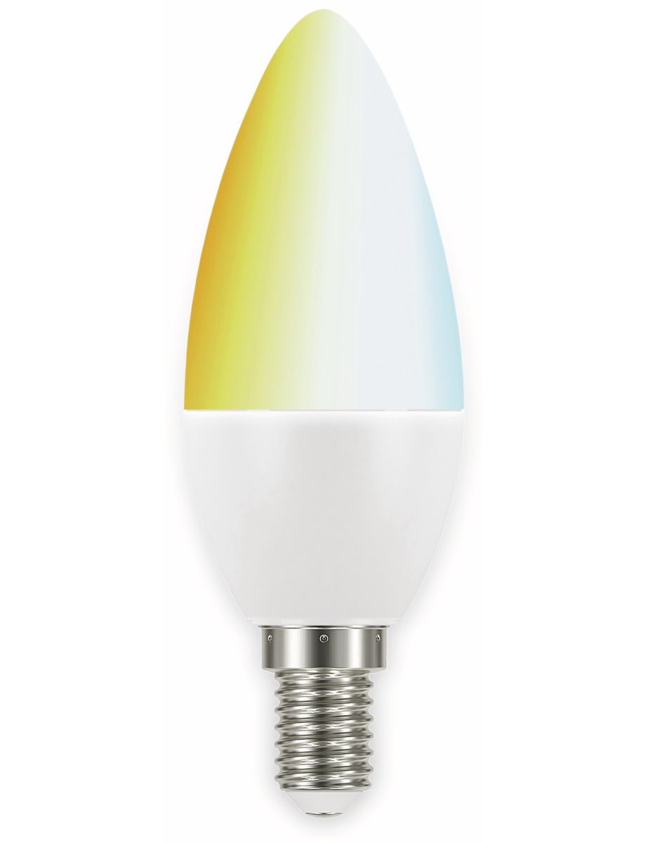 TINT LED-Lampe MüLLER LICHT E14, 6 W, 470 lm, EEK G, Kerze, WW/NW von TINT