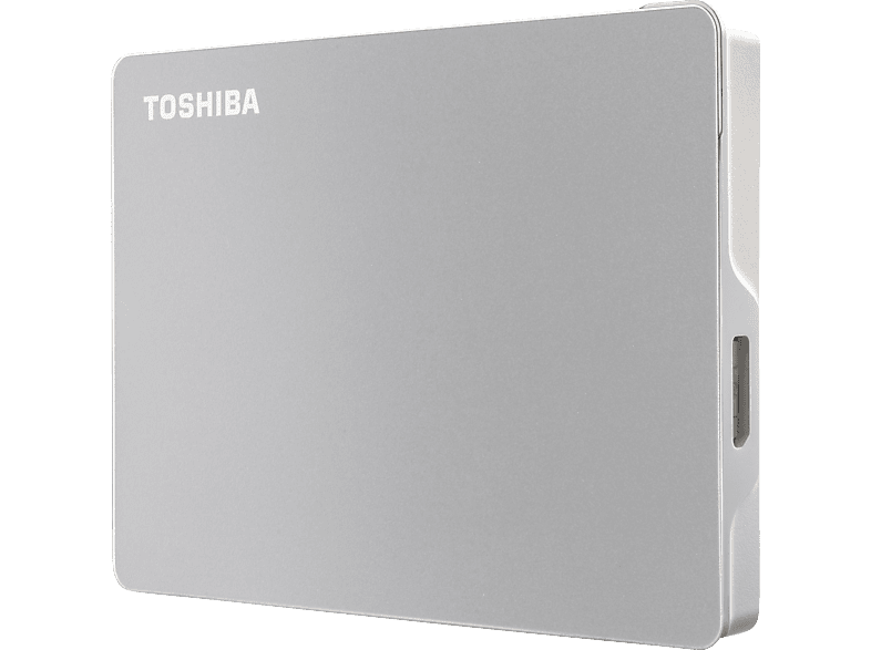 TOSHIBA Canvio Flex Exklusive Festplatte, 2 TB HDD, 2,5 Zoll, extern, Silver von TOSHIBA