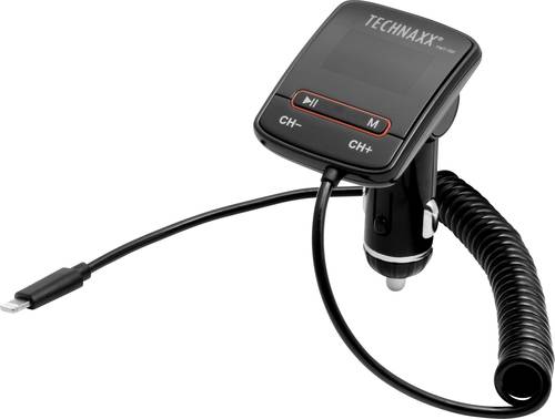 Technaxx FMT700 FM Transmitter mit Ladefunktion für iPhone, Kugelgelenk von Technaxx