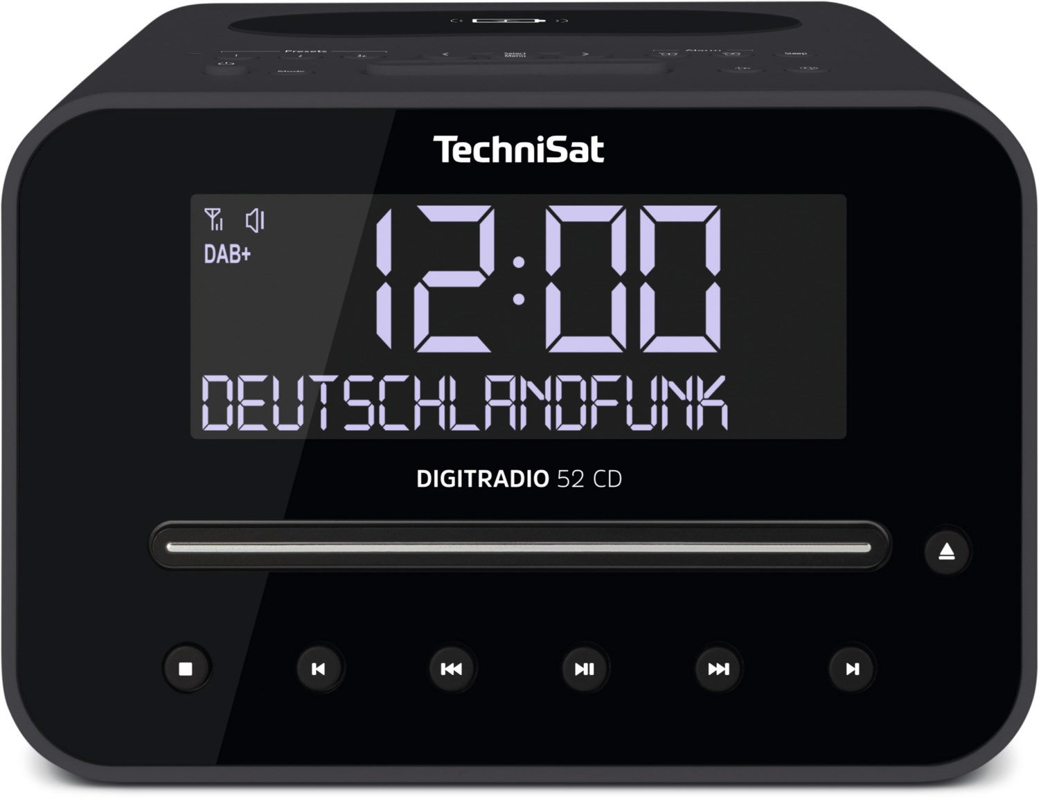 DigitRadio 52 CD Uhrenradio mit CD anthrazit von Technisat