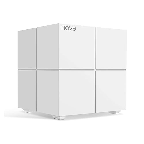 Tenda Nova Mesh WiFi System (MW6) bis zu 2000 m² Ganze Abdeckung für Zuhause, ersetzt WLAN-Router und Extender, einzelne Zusatzeinheit verbindet Sich einfach mit einem vorhandenen Nova Mesh von Tenda