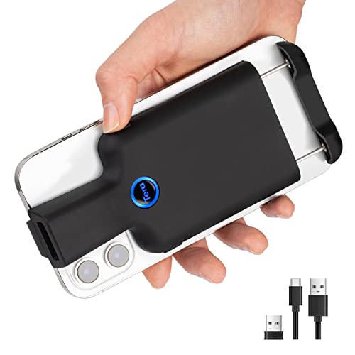 Tera Barcode-Scanner Tragbarer Rückclip Wireless Drahtlos mit Bluetooth 1D 2D QR Barcode-Leser mit Bildscan für Smartphone, Kompatibel mit Android und iOS, Modell 0012 von Tera