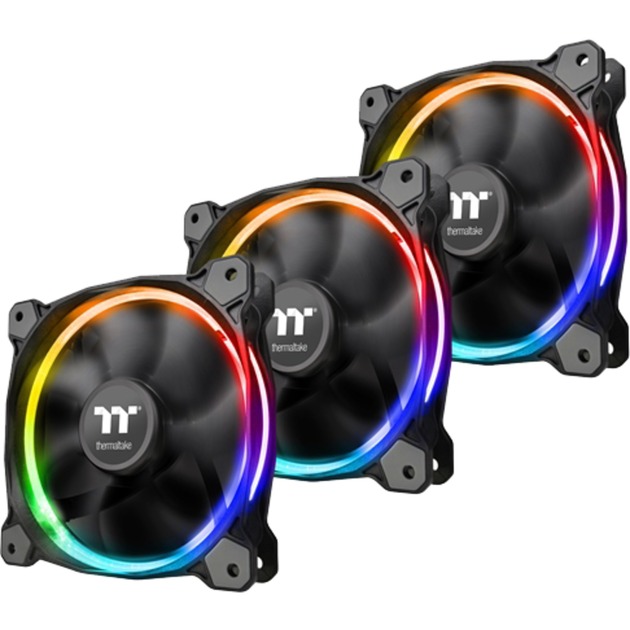 Riing 12 LED RGB Fan Sync Edition (3-Fan Pack), Gehäuselüfter von Thermaltake
