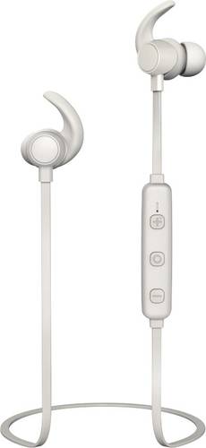Thomson WEAR7208GR Sport In Ear Kopfhörer Bluetooth® Grau Noise Cancelling Headset, Lautstärkereg von Thomson