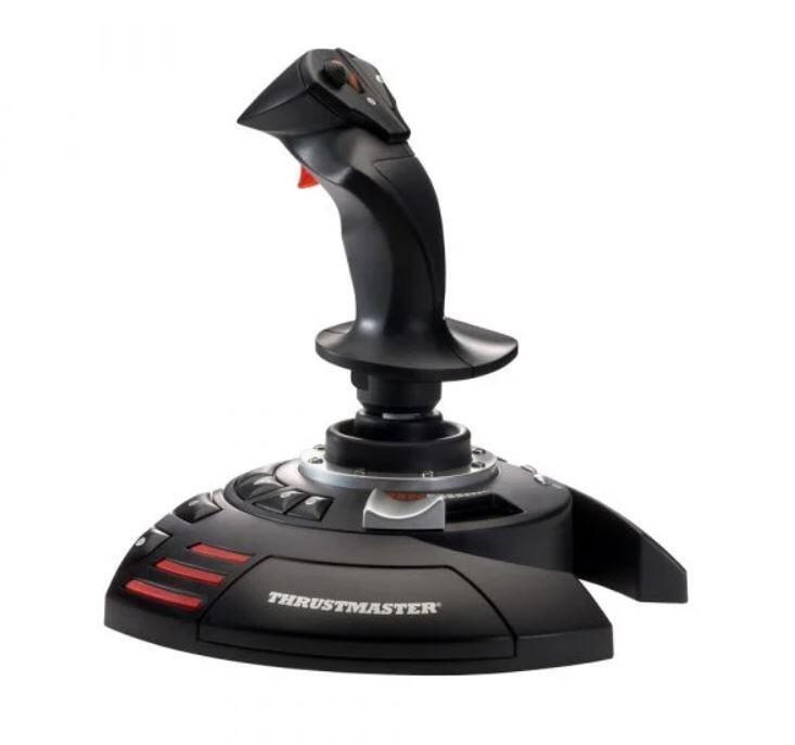 Thrustmaster T-Flight Stick X Joystick 12 Tasten kabelgebunden - für PC, PS3 von Thrustmaster