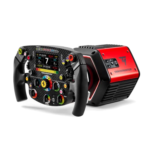Thrustmaster T818 Ferrari SF1000 Simulator, Direct Drive, Sim-Racing-Rennlenkrad mit Force Feedback für PC, Offiziell Lizenziert von Ferrari von Thrustmaster