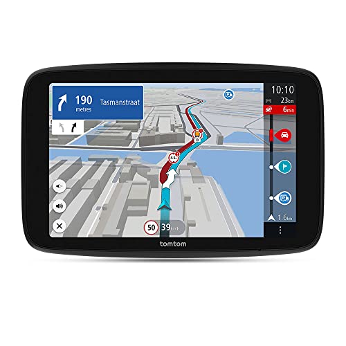 TomTom LKW Navi GO Expert Plus (7 Zoll-Display, Routenführung und POIs für große Fahrzeuge, TomTom Traffic inklusive, Weltkarten, Echtzeitwarnungen zu Beschränkungen) - Neue Software von TomTom