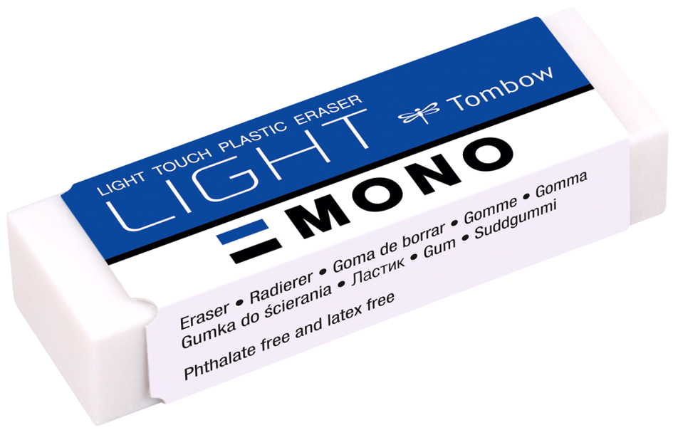 Tombow Kunststoff-Radierer , MONO light, , weiß von Tombow