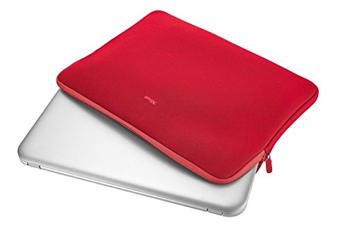 Trust 21247 Primo weiche Schutzhülle für Laptop 43,9 cm (17,3 Zoll) rot von Trust