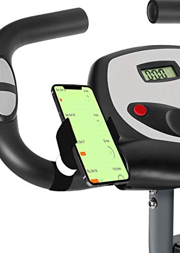 Handyhalterung Heimtrainer Fahrrad Universell gültig für Smartphones mit einem Bildschirm bis zu 7.5 Zoll handyhalterung fahrradtrainer handyhalterung Indoor Cycling Bike Schwarz von Turnaroundtech