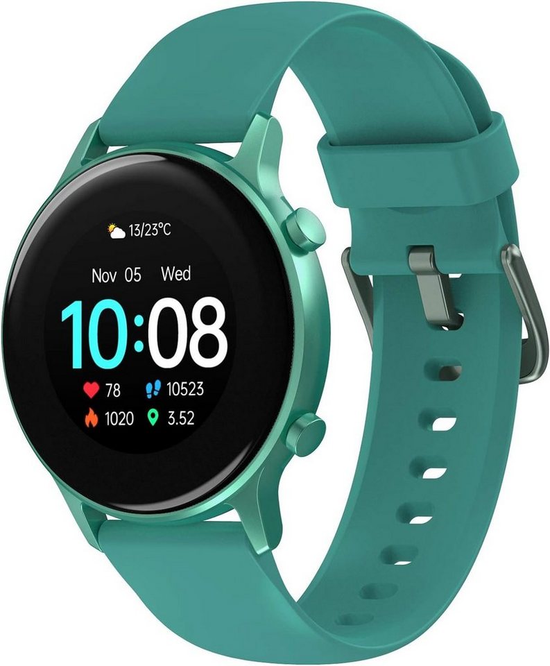 UMIDIGI Smartwatch (1,1 Zoll, Android iOS), Damen und herren wasserdichte fitnessuhr mit pulsuhr schlafmonitor für von UMIDIGI