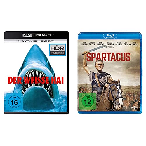 Der weiße Hai (4K Ultra-HD) (+ Blu-ray 2D) & Spartacus - 55th Anniversary [Blu-ray] von Universal Pictures Germany GmbH