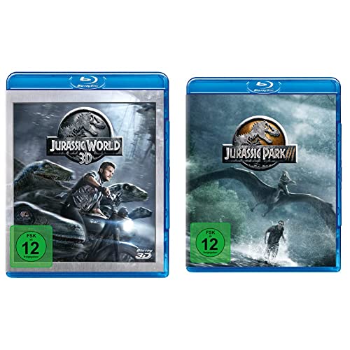 Jurassic World (+ Blu-ray) [Blu-ray 3D] & Jurassic Park 3 [Blu-ray] von Universal Pictures Germany GmbH
