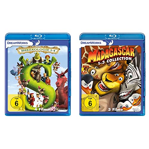 Shrekologie 1-4 [Blu-ray] & Madagascar 1-3 [Blu-ray] von Universal Pictures Germany GmbH