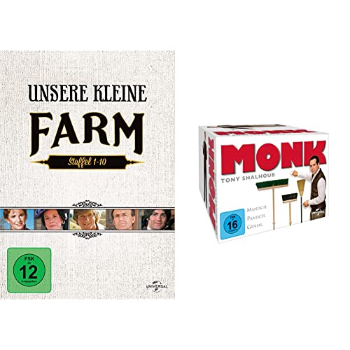Unsere kleine Farm - Die komplette Serie (58 Discs) & Monk - Staffel 1-8 - Gesamtbox [32 DVDs] von Universal Pictures Germany GmbH