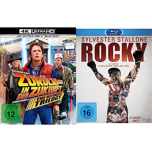 Zurück in die Zukunft - Trilogie (4K Ultra-HD) [Blu-ray] & Rocky - Complete Saga [Blu-ray] von Universal Pictures Germany GmbH