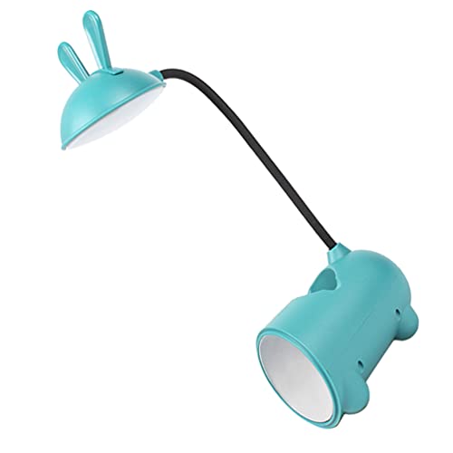 Uonlytech Tischlampe Kaninchen Tisch Licht USB Lade Wiederaufladbare Lesen Licht mit Spiegel Stift Halter Schreibtischlampe Kinder von Uonlytech