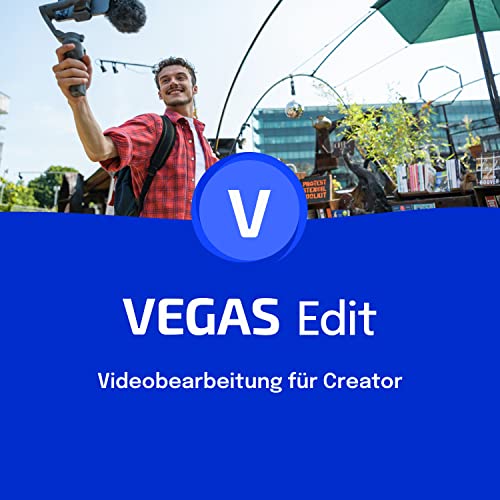 VEGAS Edit 20 - Videoschnitt für Kreative | Videoschnitt-Software | Windows 10/11 PC | 1 Lizenz | PC Aktivierungscode per Email von VEGAS