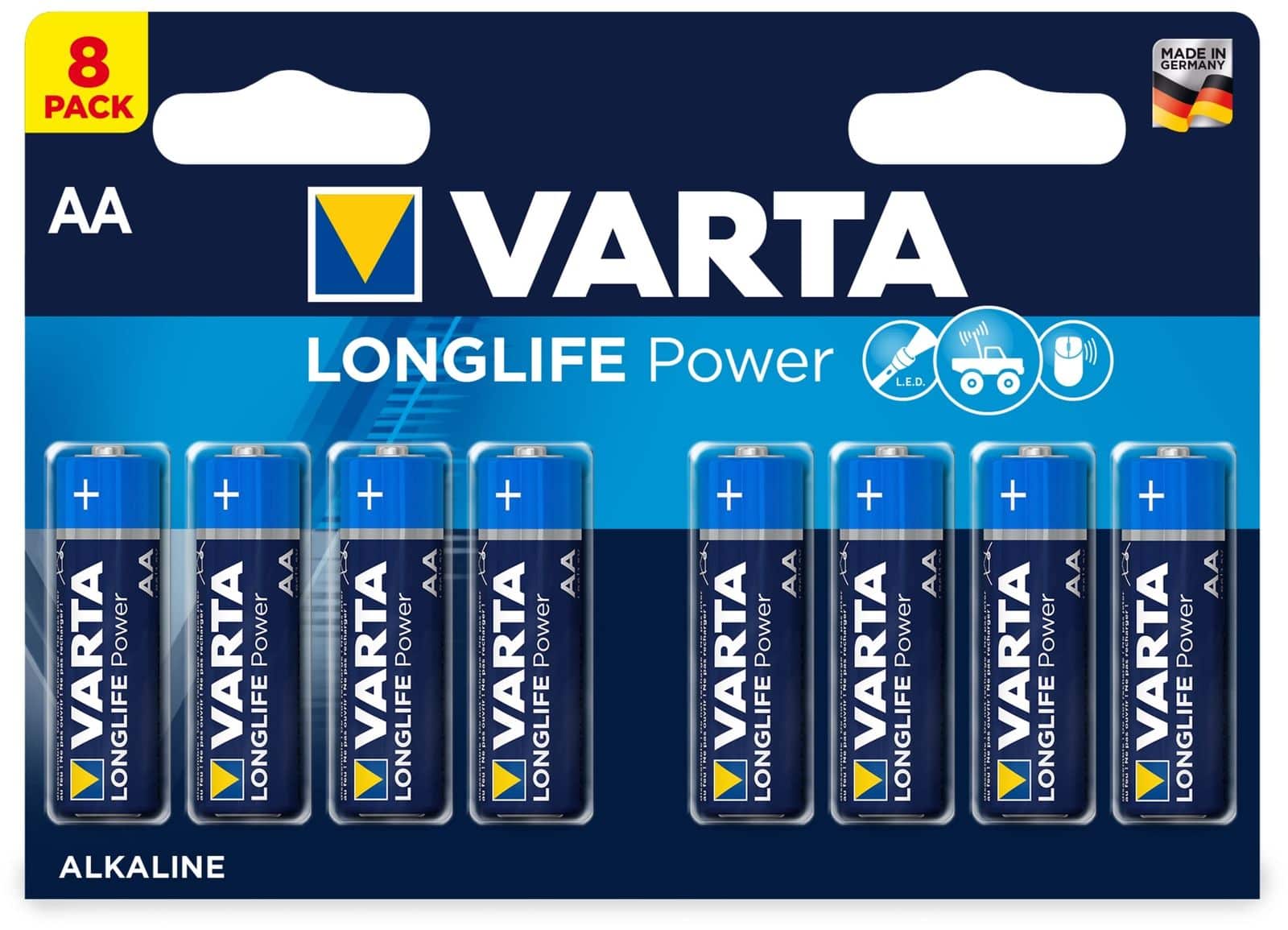 VARTA Mignon-Batterie HIGH ENERGY, 8 Stück von Varta