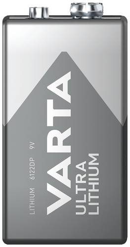 Varta LITHIUM 9V Bli 1 9V Block-Batterie Lithium 1200 mAh 9V 1St. von Varta