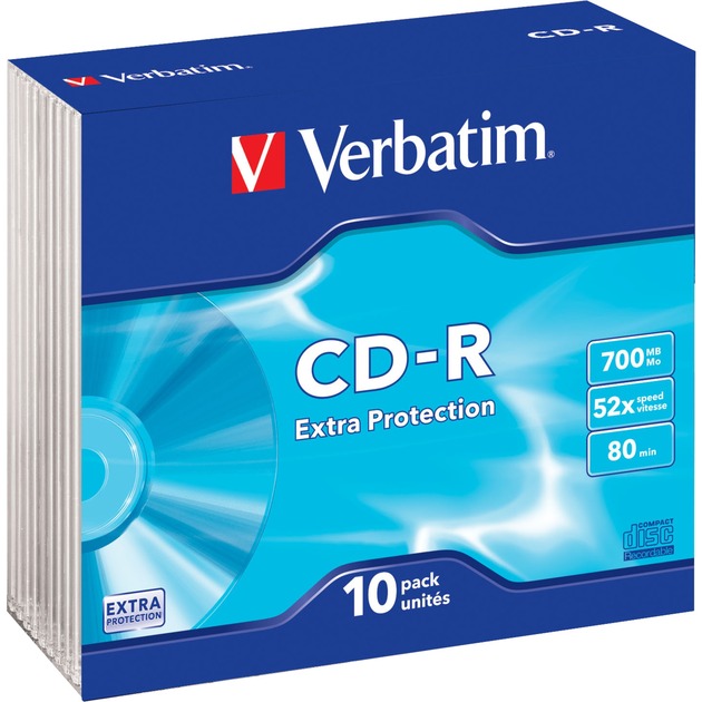 CD-R 700 MB, CD-Rohlinge von Verbatim