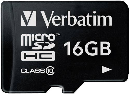 Verbatim Premium microSDHC-Karte 16GB Class 10 von Verbatim