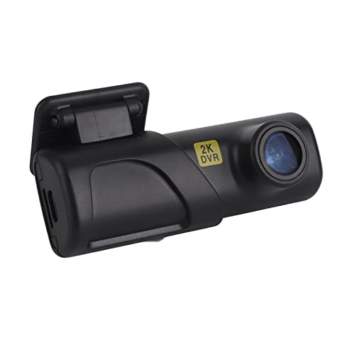 Auto Dashcam, 1080P WiFi App Control Dashboard Camera mit 160° Weitwinkelobjektiv, Sprachsteuerung und Nachtsicht, max. 64 GB Erweiterbar von Vikye