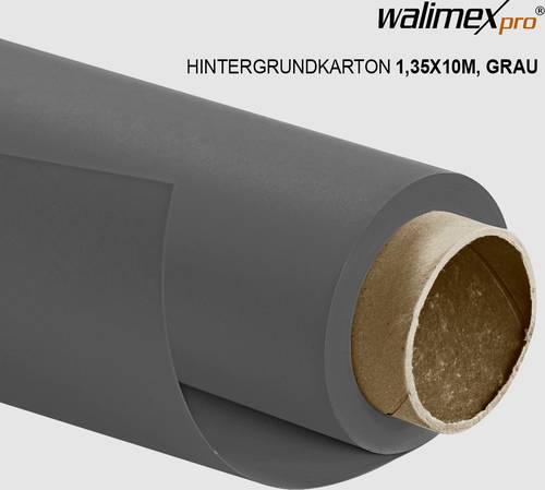 Walimex Pro Hintergrundkarton (L x B) 10000mm x 1350mm Grau von WALIMEX PRO
