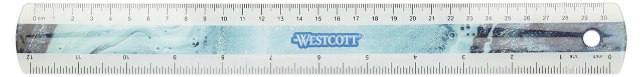 WESTCOTT Lineale Westcott Lineal, 30cm, ts 30 cm türkis von WESTCOTT