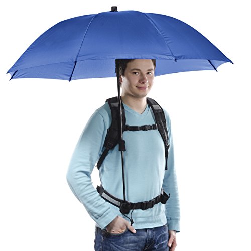 Walimex Pro Swing handsfree Regenschirm mit Tragegestell marine, Mittel von Walimex Pro