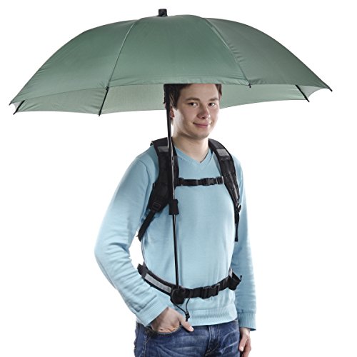 Walimex Pro Swing handsfree Regenschirm mit Tragegestell oliv, Mittel von Walimex Pro