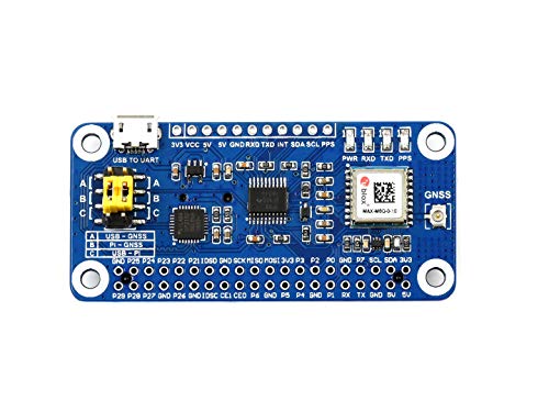 Wavesahre MAX-M8Q GNSS HAT for Raspberry Pi with Multi-Constellation Receiver Support and Support Augment Systems Like SBAS QZSS IMES and D-GPS von Waveshare