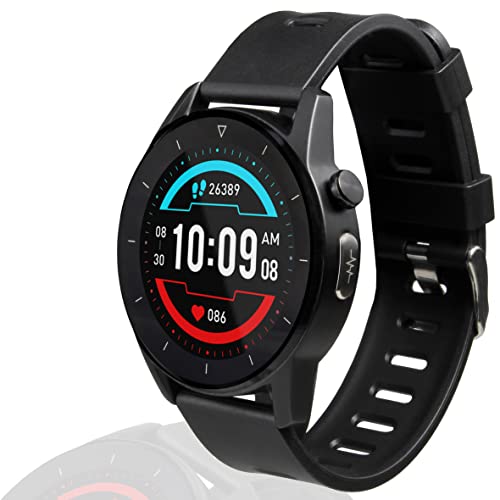 Touchscreen Smart Watch XORO SMW 20 Fitnessuhr, mit EKG-Sensor, Herzfrequenzmessung, Blutdruck, Sauerstoffgehalt, Distanz-, Schritt- & Kalorienzähler, Stoppuhr von Xoro