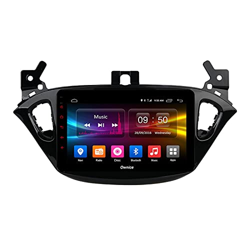 Android 10.0 Autoradio für Opel Corsa 2015-2019 / adam 2013-2016 GPS-Navigation 2 DIN-Head-Einheit Radio 9 '' Multimedia-Video-Player Empfänger-Tracker mit 4G WLAN SWC DSP-CARPLAY,8core 4gwifi 3+32gb von YCJB