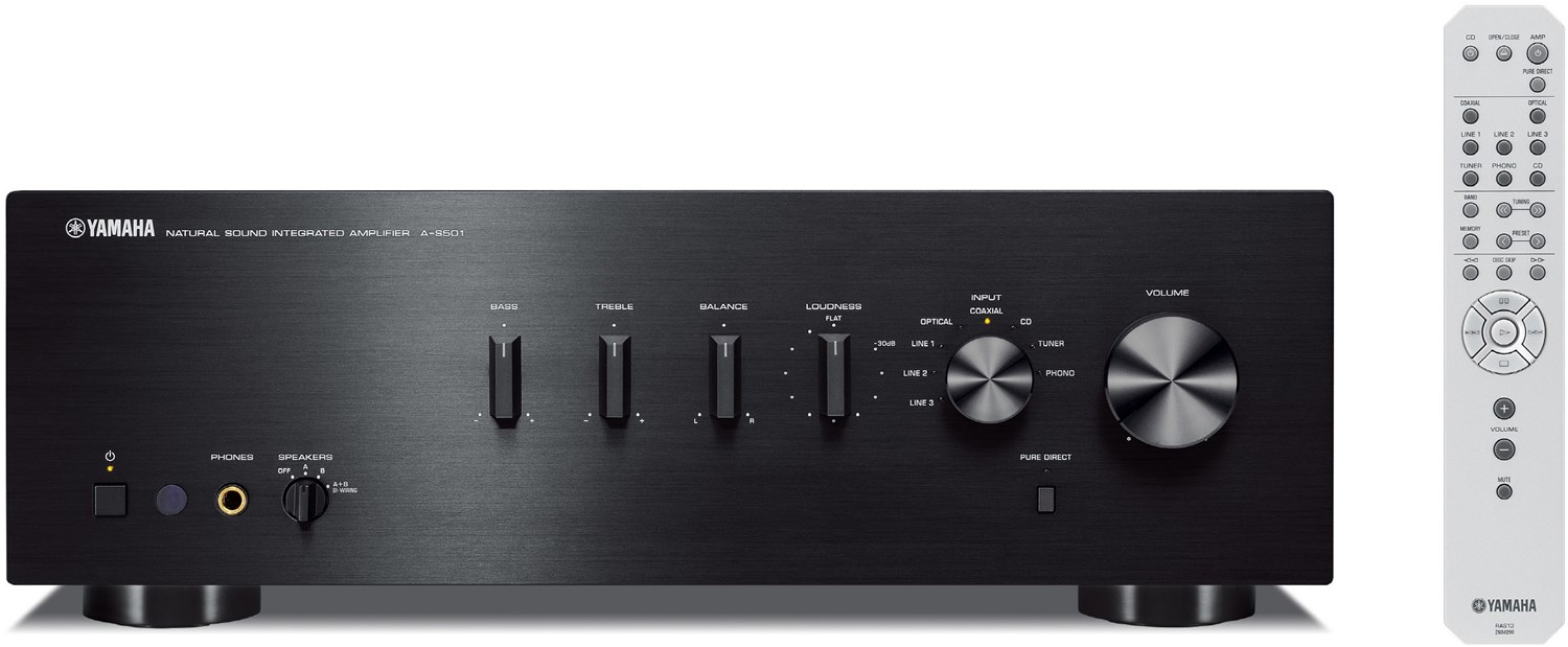 A-S 501 Vollverstärker Stereo schwarz von Yamaha