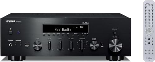 Yamaha R-N600A Network Receiver - schwarz - modernste ToP-Art-Struktur und Pure Direct-Modus - MusicCast - Sabre ES9010K2M 384 kHz, 32-Bit-DAC von Yamaha
