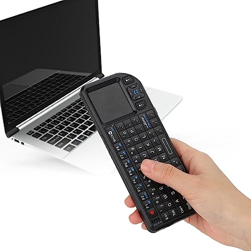 Yctze 2,4 -Tastatur mit Touchpad-Maus, 69 Tasten, USB-Tastatur, 3 Zoll, Multifunktional, UKB 100 RF, USB-Taschen-Tastatur für PC, Tablets, TV, Smartphones 6 von Yctze