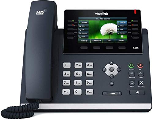 Yealink IP Telefon SIP-T46S VoIP-Telefon, schwarz von Yealink