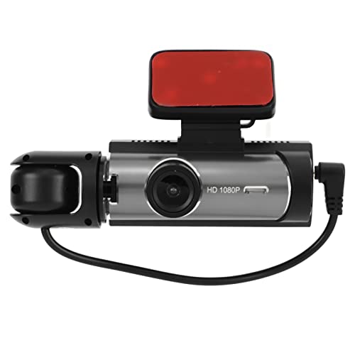 Auto-Dashcam, Loop-, Fahrvideorecorder, 3,16 Zoll, 360 Grad Drehbares IR-Objektiv, Sichtbar für Fahrsicherheit von Yunseity