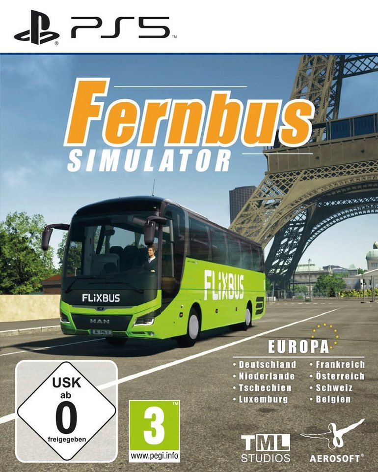 Der Fernbus Simulator PlayStation 5 von aerosoft