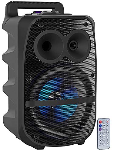 auvisio Boombox: Mobile PA-Partyanlage, Bluetooth, MP3, USB, SD, Karaoke, UKW, 150 Watt (Karaoke Anlage, PA Anlage, Baustellenradio) von auvisio