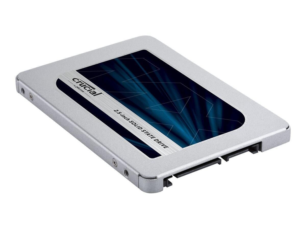 Crucial CT1000MX500SSD1 MX500 1000GB SATA 2.5” SSD 7mm mit 9.5mm Adapter