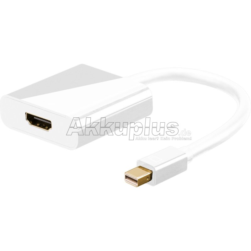 Mini DisplayPort™/HDMI™-Adapterkabel 1.2, vergoldet