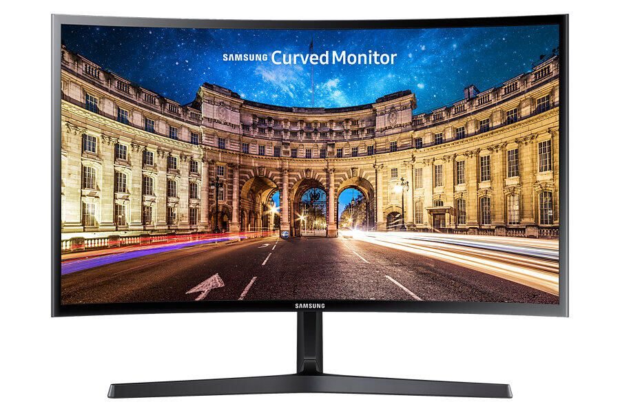 Samsung Curved Monitor C24F396FHU LED-Display 59,94 cm (24") schwarz-glänzend (LC24F396FHUXEN)