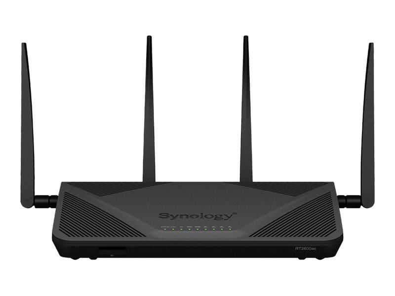 Synology WLAN-Router Wi-Fi 5 Dual-Band 1GbE LAN/WAN WPS 2.0 (RT2600AC)