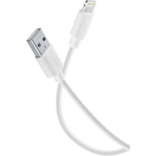 Cellular Line USBDATACMFIIPH5W USB-Datenkabel für Apple iPhone 5 (1m) weiß von cellularline